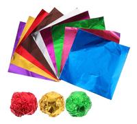 LABRIMP 900pcs Chocolate Foil Wrappers Aluminum Foil Candy Wrappers Paper Sugar s Packing Paper Caramel Candies Chocolate Assorted Color for DIY Party Weddings Birthdays