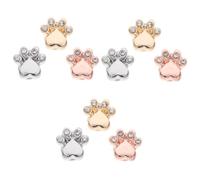 LABRIMP 9pcs Decorative Alloy Watchband Charm for Replaceable Watchband Charm Nail and Smartwatch Replacement Bands