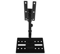 LABRIMP Adjustable Extendable Speaker Wall Mount Bracket with Metal Shelf for Ktv Home Audio Fixed Speaker Holder Stand Compatible with Surround Sound Systems Heavy-duty Support