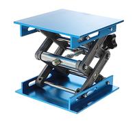 LABRIMP Aluminium Lift Table Stand Height Scissor Platform for Easy Installation Corrosion Resistant Sturdy Construction for Leveling Machines and Laboratory Use