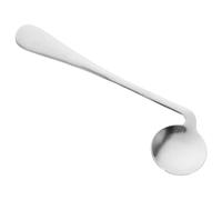 LABRIMP Angled Stainless Steel Spoon for Elderly Patients with Hand Tremble, Non-Slip Handle Tremble Proof Adaptive Utensil Suitable for Indoor Use and Seniors