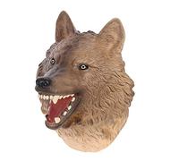 LABRIMP Animal Hand Puppet Interactive Vinyl Glove for Realistic Shark Wolf Design for Imaginative Play Stage Performance and Parent Interaction