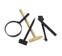 LABRIMP Archaeology Digging Kit for Excavation Tool with Hammer Brush Magnifier Educational Stem Science for Outdoor Exploration and Interactive Learning