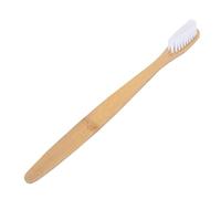 LABRIMP Bamboo Charcoal Toothbrush Set Eco-Friendly Low-Carbon Disposable Toothbrushes 4pcs with Nylon Bristles for Effective Decontamination and Gentle Cleaning in White for Daily Oral