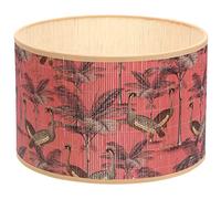 LABRIMP Bamboo Lamp Shade for Table Light Fixtures and Floor Light, Tropical Style with Protection Effect Without Discoloration, Suitable for Cafe and Bedroom Use