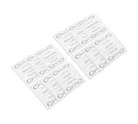 LABRIMP Bathroom Labels for Bottles 30pcs Waterproof PVC Self-Adhesive Soap and Lotion Stickers with Wet Area Reliability and Flexible Application, for Bathroom Organisation and Bottle