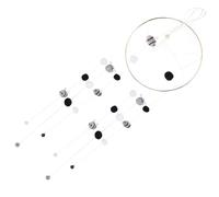 LABRIMP Bee Crib Mobile Hanging Ornament, Felt and Iron Material with Rotating Wind Feature, Lovely Design for Nursery and Room Decor to Cultivate Cognitive Ability