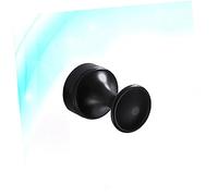 LABRIMP Black Copper Clothes Hook Single Round Hanger for Bathroom Kitchen Garage Home Storage Utility Hidden Screw Mount Secure Holder for Robes Towels Coats Space Saving Wall and Door