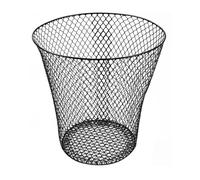 LABRIMP Black Iron Wire Mesh Storage Basket with Sturdy Iron Material Multi-functional Protective Outdoor Basket for Fruits and Vegetables Suitable for Office Use