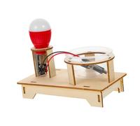 LABRIMP Brine Electric Conduction Lamp Experiment Kit for Schools DIY Physics Teaching Material for Hands Circuit Learning Saltwater Power Generation Science Experiment