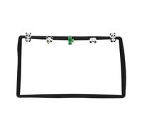 LABRIMP Car Touchscreen Protector Frame for Center Console Silicone Screen Edge Seal Trim Stain-resistant Dashboard Cover Easy Install Car Navigation Display Guard