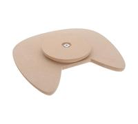 LABRIMP Cat Shaped Wood Pottery Mold for Clay Ceramic Plate Forming Tool with Handle, Practical and Portable Ceramic Clay Embossing Mold for Home DIY Projects and Classrooms, Size