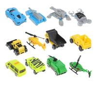 LABRIMP Construction Vehicle Set Mini Plastic Engineering Trucks for Boys and Smooth Go Cars Safe and Plaything for Early Childhood Exploration Random Color