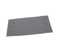 LABRIMP Cotton Linen Washing Machine Cover Universal Washer Protective Dustproof Cover for Single Door Appliance with Navy Blue Fish Scale Pattern 55x130cm