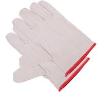 LABRIMP Cotton Yarn Work Gloves Double Layer Thickened Lined White