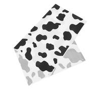 LABRIMP Cow Print Photography Backdrop Birthday Party Decoration Banner Unique Animal Theme Wall Hanging for Photo Shoot Fade Resistant Material for Fun and Warm Atmosphere