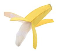 LABRIMP Creative Fabric Banana for Non-woven Peelable Montessori Educational Accessory Detachable Assemble Pretend Fruit for Imaginative Play and Cognitive Development