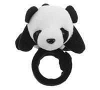 LABRIMP Cute Plush Panda Bike Handlebar Ornament for Road Bikes with Versatile Attachment and Pp Cotton Material, Bicycle Decoration and Birthday Party Favor Accessory
