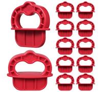 LABRIMP Decking Board Spacer Rings 12Pcs 1/4 Inch for Construction and DIY Deck Projects Compatible with Wood and PVC