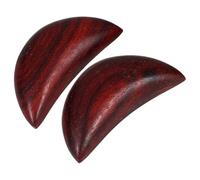 LABRIMP Divination Cups Wooden Set Moon Shape 1.5Cm Thick Sacred Gua Cups for Tarot Astrology and Home Rituals