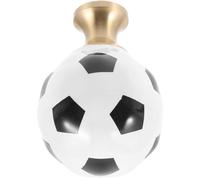 LABRIMP Drawer Handle Sports Ball Shape Cupboard Pull Ceramic Brass Cabinet Handles Safe Practical Easy Installation Modern Unique Design Renewing Replacing Broken Knobs Old Doors Or