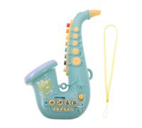 LABRIMP Educational Plastic Saxophone for Realistic Musical Instrument Model with Smooth Surface and Rounded Edges Colorful Early Learning Plaything for Birthday Parties and Festivals
