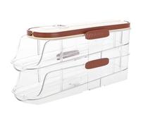 LABRIMP Egg Organiser Fridge Side Egg Holder Refrigerator Supply for Refrigerator