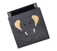 LABRIMP Felt Storage Basket for Laundry Clothes Basket Dirty Clothes Hamper Bedroom Storage Handles Soft Toy Organizer