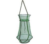 LABRIMP Fishing Mesh Basket Nylon with Deepen Mesh Design and Big Capacity, Foldable Fish Basket for Fish Catching and Outdoor Fishing Convenient to Store and Carry