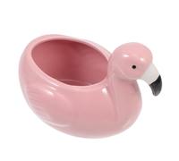 LABRIMP Flamingo Cocktail Glass Ceramic Cup Stylish Party Wine Cup for Cocktail Drinks Party Festival Use