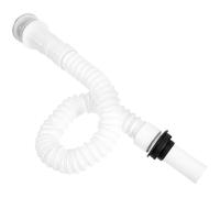 LABRIMP Flexible Drain Hose with Leak-Proof Connection and Corrugated Expansion Design, Universal Abs Plastic Tube for Bathrooms and Areas with Sink Connections