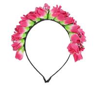 LABRIMP Flower Crown Kit Tulip Floral Headband Soft Fabric Material Does Not Easily Pull Hair Romantic Style Wedding Parties