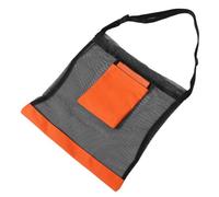 LABRIMP Foldable Mesh Foraging Bag with Secure Single-handed Closure and Efficient Drainage, Portable Oxford Cloth Mushroom and Grape Harvesting Pouch for Nature Walks and Wet Orchards,