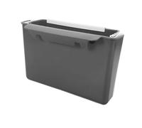LABRIMP Foldable Wall Mounted Trash Can Space Saving Hanging Wastebasket for Kitchen Bathroom and Bedroom Portable Plastic Bin for Small Spaces Multi Functional and Easy to Install