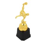 LABRIMP Football Winning Trophy Cup with Stable Display, Plastic Gold Soccer Championship Award for Sports Competition and Tournament, Dynamic Design and Sl ootball Match Award Trophy