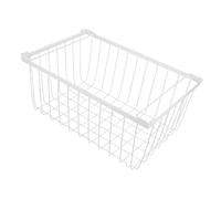 LABRIMP Freezer Hanging Basket Metal Wire Mesh Storage for Chest Freezer Organizer Bin Handles Food Storage inside for Refrigerator Bottom