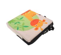 LABRIMP Giraffe Print Booster Cushion Soft Ergonomic Dining Chair Pad with Anti-Slip Straps Detachable Machine Washable for Kitchen and Study Table