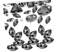 LABRIMP Glass Claw Rhinestones for DIY Crafting Sew Decorative Gems for Clothing Phone Cases Accessories for Weddings Parties Daily Life