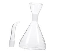 LABRIMP Glass Olive Oil Dispenser Bottle, 250ml Oil and Vinegar Dispenser with Drip Bottle Spout and Built-in Collar for Kitchen Cooking