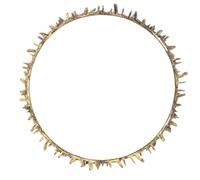 LABRIMP Golden Thorn Headband Crown for Women Party Renaissance Fair Accessory Birthday Decorative Medieval Hairpiece