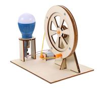 LABRIMP Hand Crank Generator DIY Science Kit for Educational Electric Generator Assembly Model for Science Experiments Fun Learning Creativity Development Random Color
