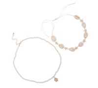LABRIMP Handmade Beach Turtle Necklace for Women Featuring Double Layer Shell Pendant and Acrylic Beads, Boho Style Versatile Accessory for Sunny Days and Beach-side Adventures