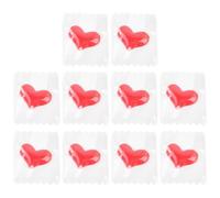 LABRIMP Heart Pendant Charms Cute and Stylish for Jewelry Making 10pcs DIY Crafts Accessories with Plastic and Resin Material for Creative Crafts and Crafting Projects