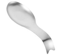 LABRIMP Heat Resistant Stainless Steel Ladle Stand Spoon Rack for Kitchen Countertop Utensil Holder Rustproof Cooking Gadget for Home and Dining