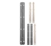 LABRIMP Heavy Duty Long Piano Hinges Stable Easy to Open and Close 6pcs 180 Degree Iron Door Hinges for Wooden Box Cabinets Suitable for Folding Tables