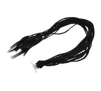 LABRIMP Helmet Fiber to for Cup Helmets Easy Motorcycle Install Replaceable Braid Dreadlocks Decoration with High Temperature Suitable for Motorcycle Riding