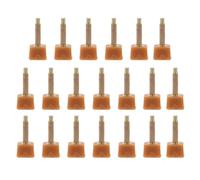 LABRIMP High Heel Replacement Tips with Compact Design for Women Shoes 20pcs Tpu Material Caps and Universal Fit, for DIY Fashion Shoe Repair Beige Colour and Daily Wear