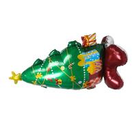 LABRIMP Inflatable Christmas Tree Balloon Self-standing Foil Xmas Party Decoration for Indoor Outdoor Garden Easy Setup and Compact Storage Festive Holiday Centerpiece