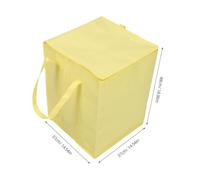 LABRIMP Insulated Thermal Tote Bag with Zipper Large Cooler Food Carrier for Cakes Up to Lightweight Portable Reusable Insulation Bag with Handles for Picnic Party Grocery Transport