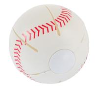 LABRIMP Interactive Bite-resistant Puppy Ball for Dogs, White Plastic Ball-shaped Pet Designed for Correcting Chewing Habits and Changing Bad Biting Behaviour